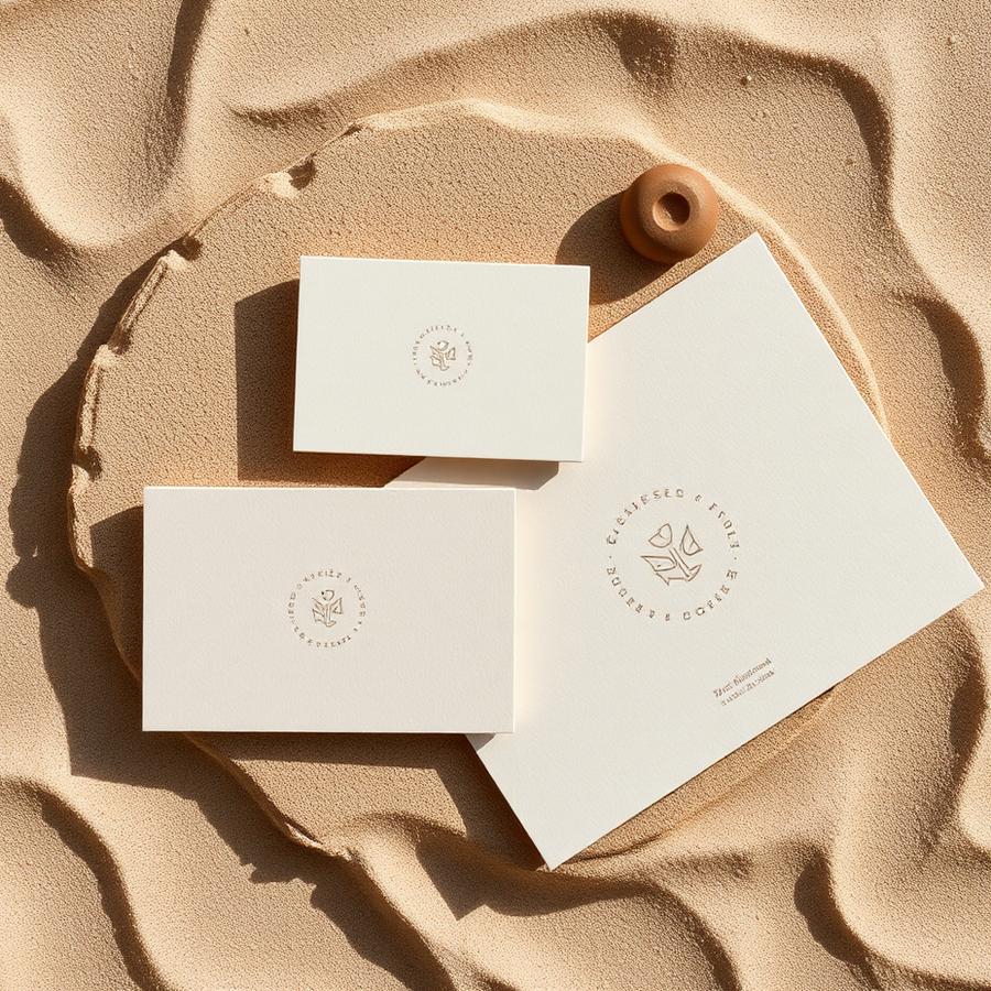 Brand identity stationery